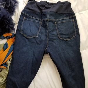 Pluses size maternity jeans